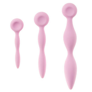 Les trois tailles de dilatateurs vaginaux