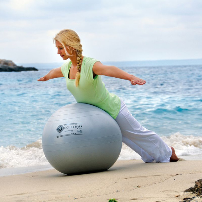 Exercices Pilate avec le Swiss Ball Sissel