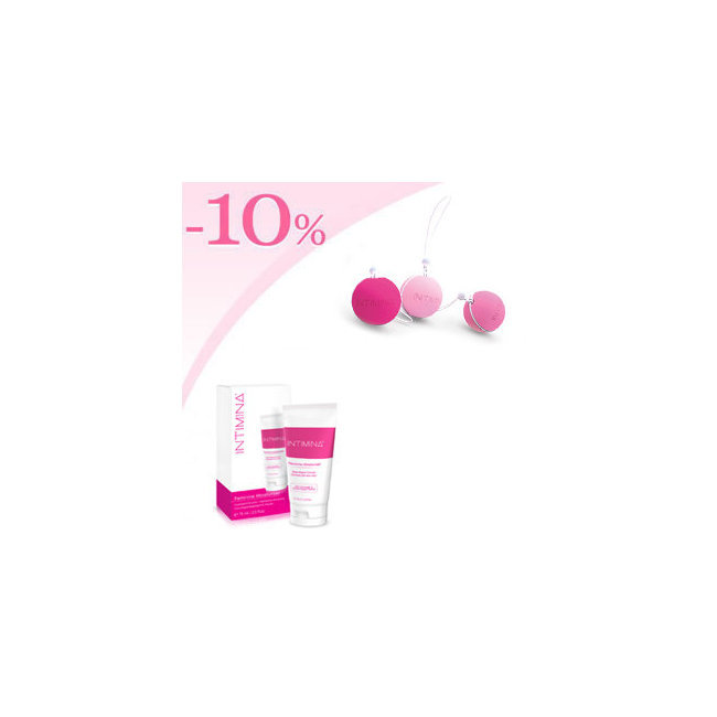 Perle de Kegel Laselle + hydratant lubrifiant féminin Intimina