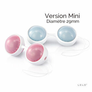 La version MINI des Lelo Luna Balls avec un diamètre de 29 mm