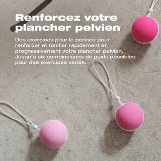 Renforcer votre plancher pelvien avec les Perles d'exercices Laselle de Intimina