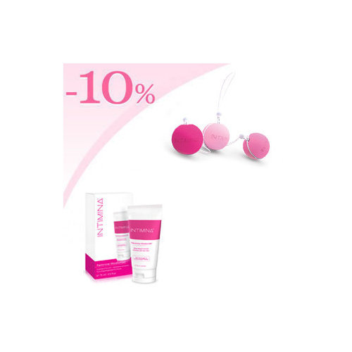 Perle de Kegel Laselle + hydratant lubrifiant féminin Intimina