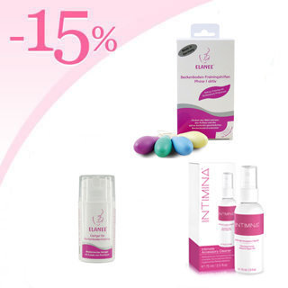 Pack Promo Cnes vaginaux avec une remise de 15% sur le lubrifiant et sur le nettoyant intime