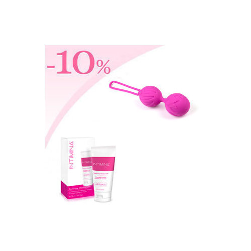 Boules de Geisha Lastic balls + Hydratant féminin Intimina