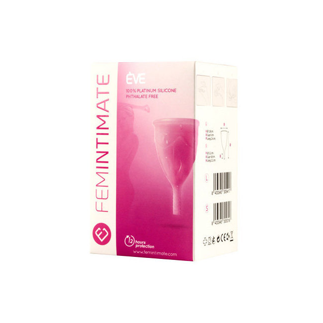 Coupe menstruelle Eve en silicone platinum hypoallergénique