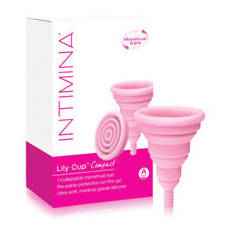 La coupe repliable Lily Cup Compact  replier et ranger dans son tui, en toute discrtion