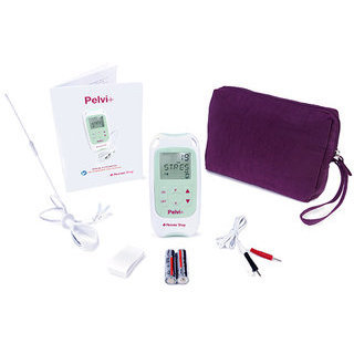 Kit complet Pelvi+ avec sonde, câble, piles, clip ceinture, mode d'emploi et pochette de rangement
