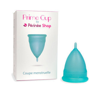 Voici la coupe menstruelle PérinéeShop : PRIMA CUP