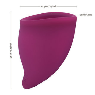 La FUN CUP taille B (coupe prune et cobalt)