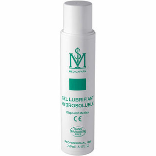 Flacon airless de 250 ml de gel lubrifiant hydrosoluble pour usage professionnel