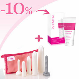 le produit AMIELLE COMFORT + le lubrifiant intime de chez Intimina = -10 % sur le lubrifiant