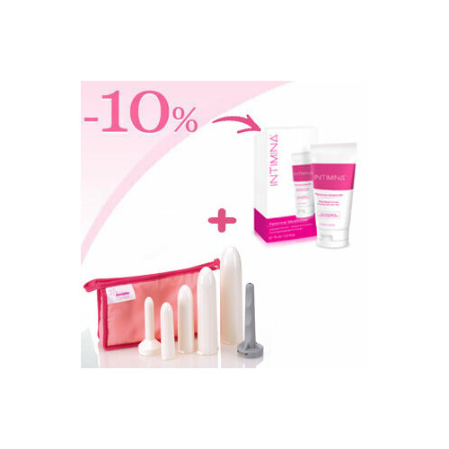 Dilatateurs Amielle Comfort + hydratant lubrifiant Intimina