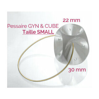 Le pessaire Gyn&Cube Small 22 mm - 30 mm