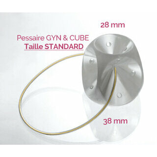 Le pessaire Gyn&Cube Standard 28 mm - 38 mm