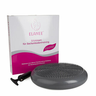 Le coussin Elane et sa pompe de gonflage