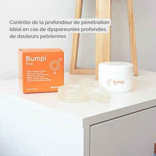 Contr�le la profondeur de p�n�tration. Id�al en cas de dyspareunies et de douleurs pelviennes.