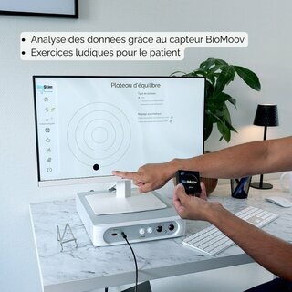 Analyse des données des exercices sur un plateau d'equilibre, grâce au capteur BioMoov Analyse des données des exercices sur un plateau d'equilibre, grâce au capteur BioMoov