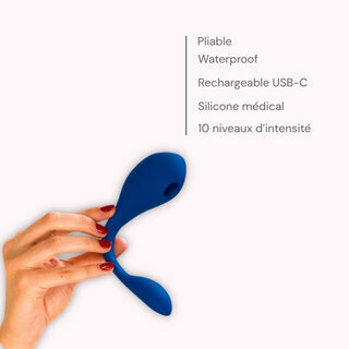 Coco, la star de chez Puissante : double stimulateur interne externe par vibration et succion