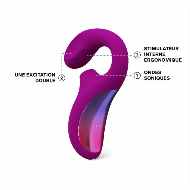 Détails des spécificités du stimulateur intime pour femme Enigma de chez Lelo Détails des spécificités du stimulateur intime pour femme Enigma de chez Lelo