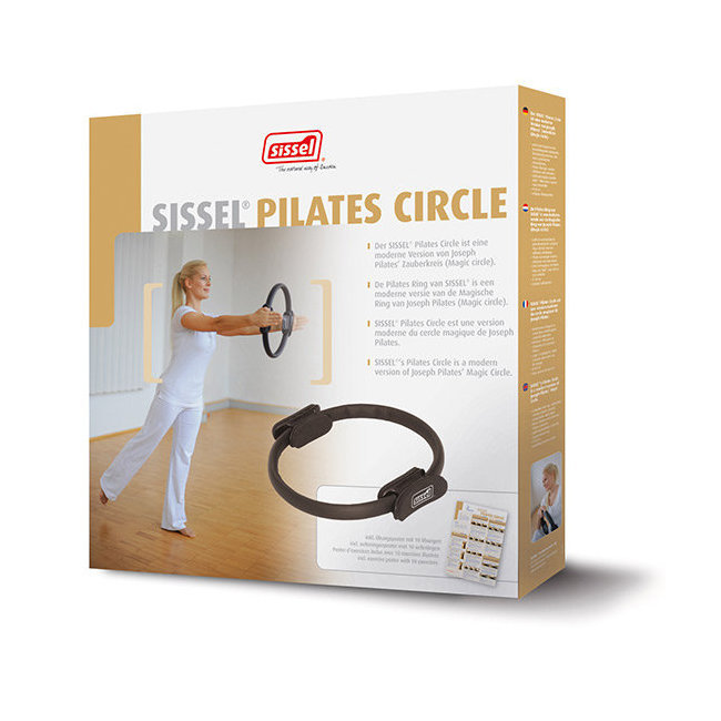 Autre exercice de Pilates en utilisant l'accessoire Cercle.