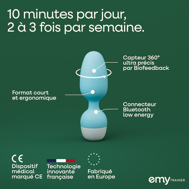 La sonde p&eacute;rin&eacute;ale connect&eacute;e : Emy Trainer