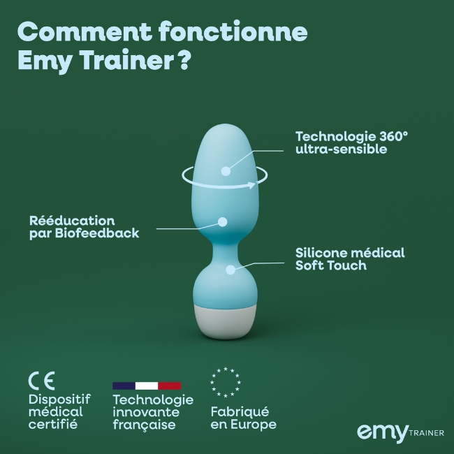 Comment fonctionne Emy Trainer la sonde p&eacute;rin&eacute;ale connect&eacute;e ?