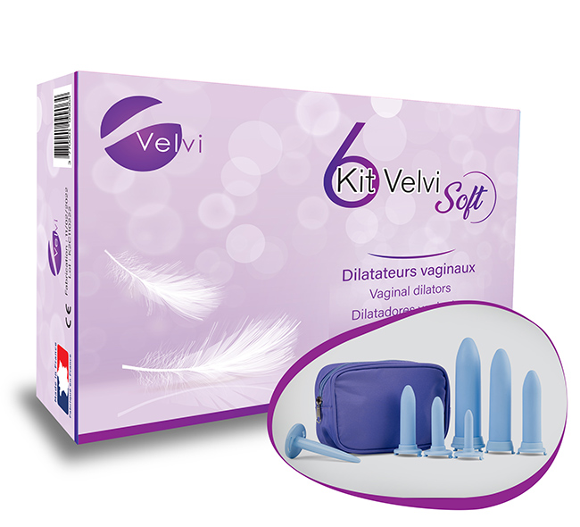 le kit des dilatateurs Velvi Soft avec 6 tailles