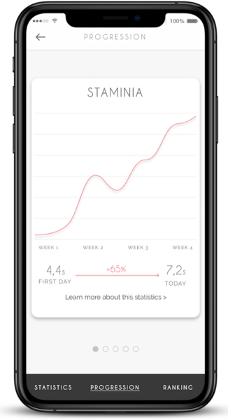 Image de l'application avec sonde connectée Perifit