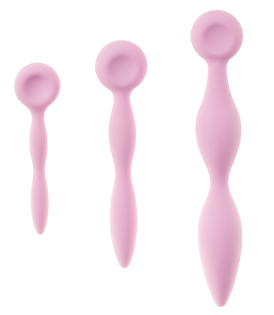 Vaginal dilators in three sizes