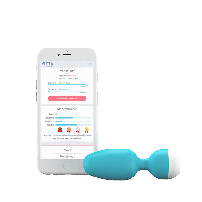 Emy, sonde connectée interactive pour renforcer le périnée