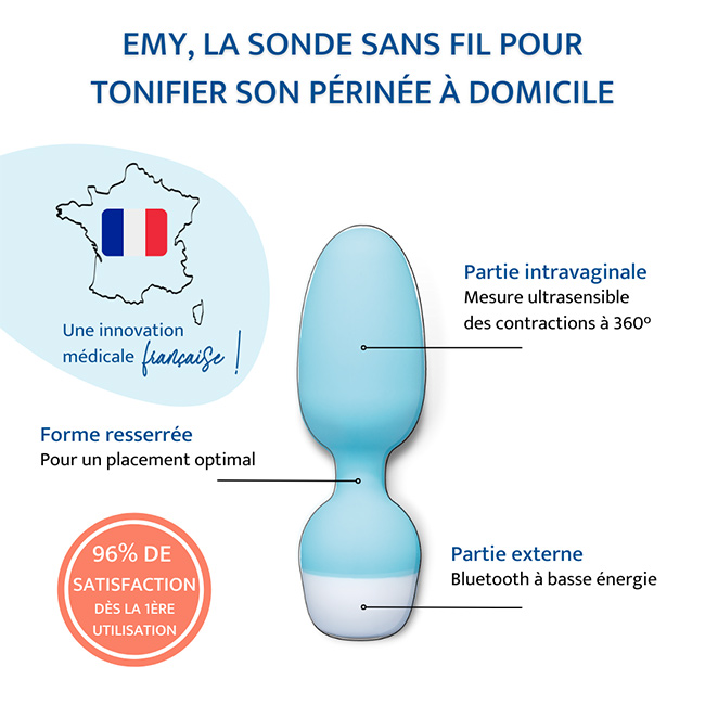 Emy, la sonde connectée pour rééduquer son périnée à la maison