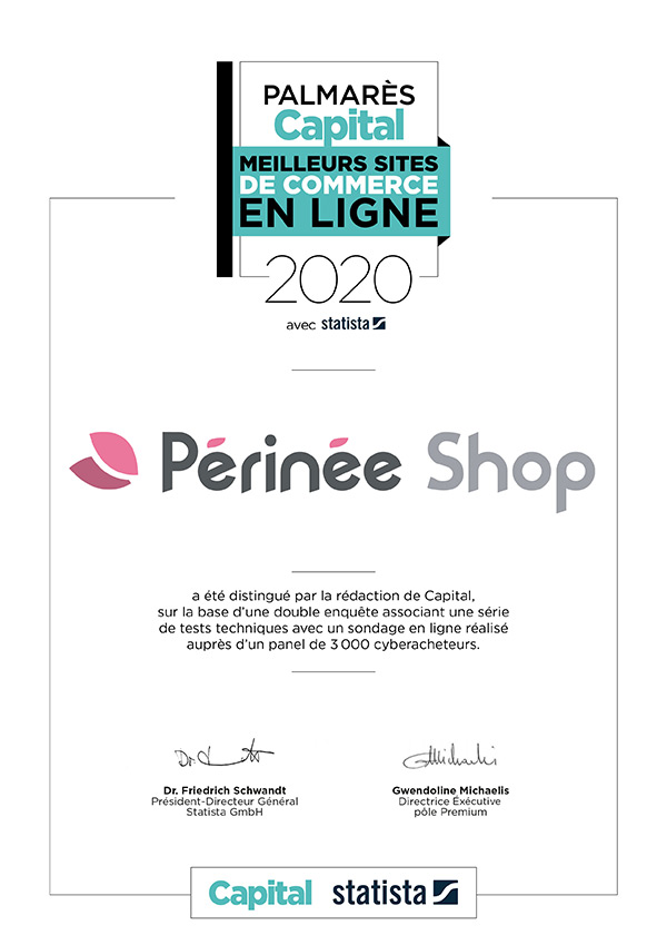 Certificat Capital pour PérinéeShop