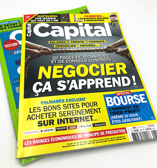 Le magazine Capital du mois d'Avril 2021