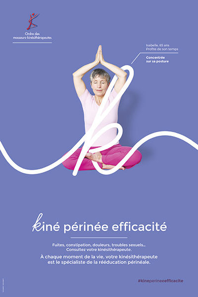 Affiche rééducation périnéale durant la période de la ménopause