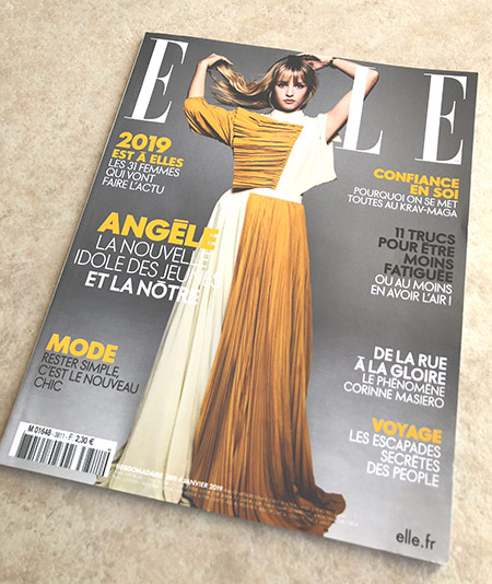 Couverture du Magazine ELLE avec le sujet sur le périnée et comment le tonifier