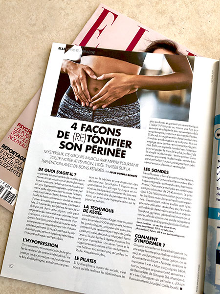 les différentes facons pour re tonifier son périnée dans ELLE cette semaine